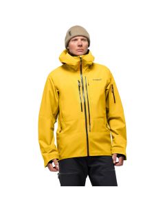 Norrona Lofoten Gore-Tex Pro Ski Herren Jacke Farbe Lemon Chrome Frontansicht