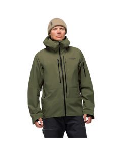 Norrona Lofoten Gore-Tex Pro Ski Jacke Farbe Olive Night Frontansicht