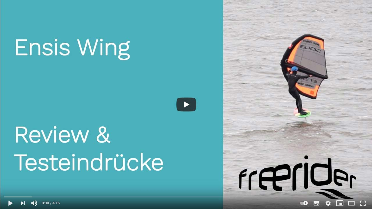 Ensis Wing Video by Freerider - Produktreview und Testeindrücke